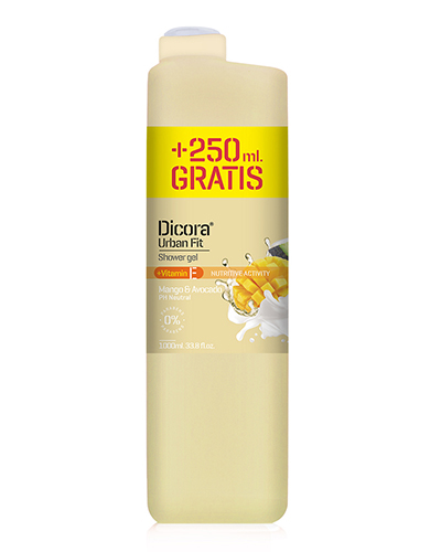 DICORA URBAN FIT Geles de ba�o Gel De Ducha Vitamine E Mango&Avocado Oil 1000Ml