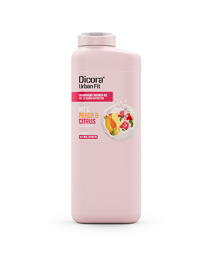 DICORA URBAN FIT Geles de baño Gel De Ducha Vitamin C Citrics&Peach 400ML