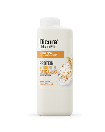 DICORA URBAN FIT Geles de baño Gel De Ducha Protein Yogurt&Oats 400ML