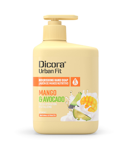DICORA URBAN FIT Jabones de manos Jab�n De Manos Vitamine E Mango&Avocado Oil 500Ml