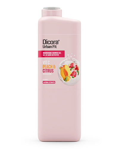 DICORA URBAN FIT Geles de baño Gel De Ducha Vitamin C Citrics&Peach 750ML
