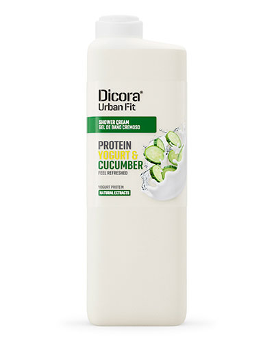 DICORA URBAN FIT Geles de baño Gel De Ducha Protein Yogurt&Cucumber 750ML