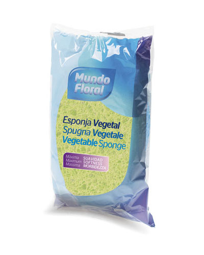 MUNDO FLORAL Higiene personal Esponja Vegetal Oval