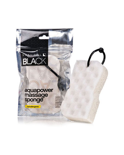 SUAVIPIEL Black Black Aquapower Massage Sponge