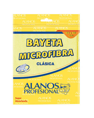 ALANOS PROFESIONAL Microfibras Bayeta Microfibras Amarilla 35x40