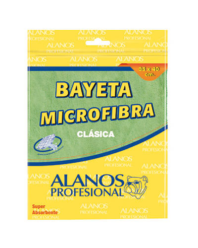 ALANOS PROFESIONAL Microfibras Bayeta Microfibras Verde 35x40