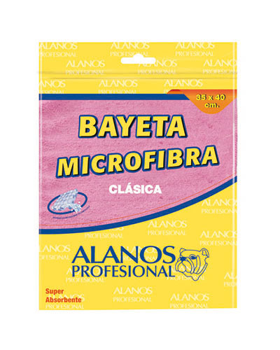 ALANOS PROFESIONAL Microfibras Bayeta Microfibras Rosa 35x40